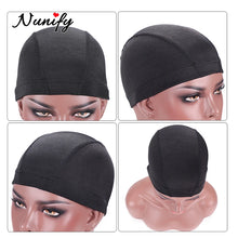 Load image into Gallery viewer, Nunify 1PCS S M L Wholesale Spandex Dome Cap For Bonnet Perruque Black Hairnet Dome Cap Swimming Wig Accessories Wholesale