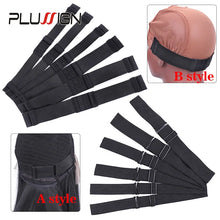 Load image into Gallery viewer, 5Pcs Plussign Adjustable Elastic Band For Wigs Sewing Black Wig Band 2.5Cm, 3Cm, 3.5Cm Width Wig Accessories Wig Fixed Material