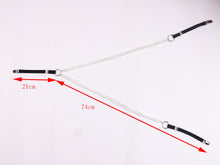 Load image into Gallery viewer, Rhinestone crytal silver claw beads suspenders For women shirt ORing Garters rubber Elasticity Belt Pearl braces for jeans Strap