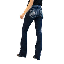 Load image into Gallery viewer, Bootcut Jeans With Embroidery Designs On Back Pocket For Women Embroidery Jeans Woman Pants Denim Ladies Casual Jeans
