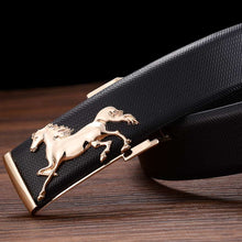 Load image into Gallery viewer, Designer Belts New Leather Belts for Men Buckle Fancy Vintage Jeans Plate Buckle Belts Width:3.5cm Black\Coffee