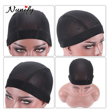 Load image into Gallery viewer, Nunify 1PCS S M L Wholesale Spandex Dome Cap For Bonnet Perruque Black Hairnet Dome Cap Swimming Wig Accessories Wholesale