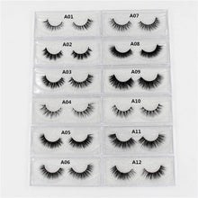 Load image into Gallery viewer, AMAOLASH Eyelashes 3D Mink Lashes Long Lasting Mink Eyelashes Natural Volume Eyelash Extension False Eyelashes Makeup A04