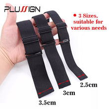 Load image into Gallery viewer, 5Pcs Plussign Adjustable Elastic Band For Wigs Sewing Black Wig Band 2.5Cm, 3Cm, 3.5Cm Width Wig Accessories Wig Fixed Material