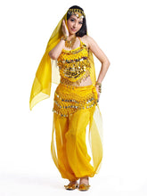 Load image into Gallery viewer, belly dance costumes for sale pants women bollywood indian egyptian belly dress dance plus size for adults for women 4pcs