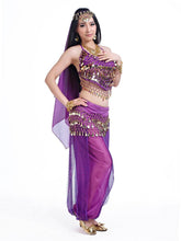 Load image into Gallery viewer, belly dance costumes for sale pants women bollywood indian egyptian belly dress dance plus size for adults for women 4pcs