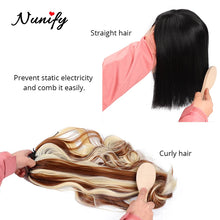 Load image into Gallery viewer, Nunify Large Wide Tooth Comb Metal Hair Brush Hair Wig Care Women Accessories Round Head Massage Brush Reduce Hair Loss Tool