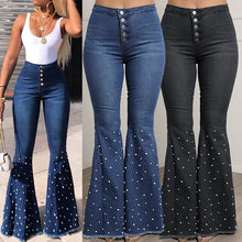 Load image into Gallery viewer, Jeans Amazon Stretch Denim Pants Beaded