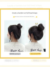 Load image into Gallery viewer, Grapefruit Peel High Skull Top Fluffy Flat Head Handy Gadget Chignon
