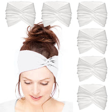 Load image into Gallery viewer, Yoga Headbands For Women's Hair Wide Thick Stretchy Boho African Turban Knotted Leopard Head Bands