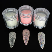 Load image into Gallery viewer, Crystal Tiny Glass Balls Rhinestones For Manicure Microbead Caviar Beads Nail Art Decorations DIY Charms 3D Nails Accessories