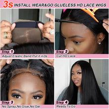 Load image into Gallery viewer, Wow Angel Glueless 250% Real HD Lace Closure Wigs 7X7/6x6/5X5 HD Closure Wig Body Wave Pre Plucked Human Hair Wigs For Women