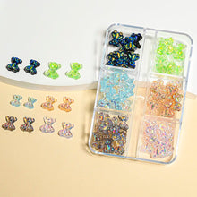Load image into Gallery viewer, Nail Art Rhinestones Kit 2400pcs Nail Gems Ab Flatback Rhinestones Gems Stones with Storage Organizer for Design Bright Holiday