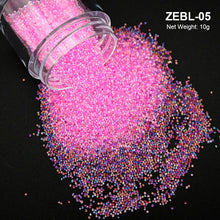 Load image into Gallery viewer, Crystal Tiny Glass Balls Rhinestones For Manicure Microbead Caviar Beads Nail Art Decorations DIY Charms 3D Nails Accessories