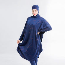 Load image into Gallery viewer, Muslim Burkini Swimming Suit For Women Modest Swimwear Long Sleeve Plus Size Abaya Abayas Swimsuit Cover Ups Bat Shirt Hijab