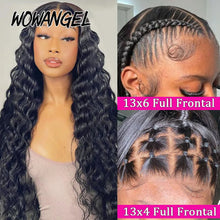 Load image into Gallery viewer, Wowangel 13x6 HD Lace Frontal Wig Loose Deep Wave Wigs Melt Skin 34inch HD Lace Front Human Hair Wig Brazilian Hair Pre Plucked