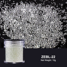 Load image into Gallery viewer, Crystal Tiny Glass Balls Rhinestones For Manicure Microbead Caviar Beads Nail Art Decorations DIY Charms 3D Nails Accessories