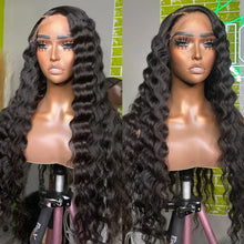 Load image into Gallery viewer, Wowangel 13x6 HD Lace Frontal Wig Loose Deep Wave Wigs Melt Skin 34inch HD Lace Front Human Hair Wig Brazilian Hair Pre Plucked