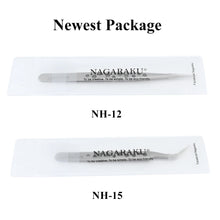 Load image into Gallery viewer, NAGARAKU Makeup Eyelashes 2pcs set N-01 N-02  Eyelashes Tweezers NH-12 NH-15  Accurate Lashes ST-12 ST-15  Pincet Stainless