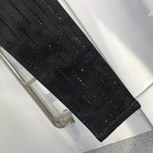 Load image into Gallery viewer, Rhinestone Black Denim Pencil Pants Women's Jeans Autumn New European Elastic Slim Fit High Waisted Strech Jean Pants for Women