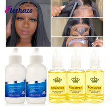 Load image into Gallery viewer, Waterproof Lace Glue and Remover Kit for Wigs Super Hold Hair Bonding Glue Adhesive for Lace Wigs Flechazo Lace Glue with Band