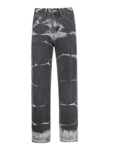Load image into Gallery viewer, HEYounGIRL Brown Gray Tie Dye Print Harajuku Jeans Women Casual Skinny High Waist Pants Ladies Streetwear Denim Trousers Hip Hop
