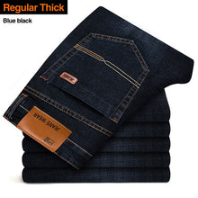 Load image into Gallery viewer, Men's Fashion Business Jeans Classic Style Casual Stretch Slim Jean Pants Male Brand Denim Trousers Black Blue