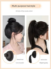 Load image into Gallery viewer, Grapefruit Peel High Skull Top Fluffy Flat Head Handy Gadget Chignon