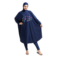 Load image into Gallery viewer, Muslim Burkini Swimming Suit For Women Modest Swimwear Long Sleeve Plus Size Abaya Abayas Swimsuit Cover Ups Bat Shirt Hijab