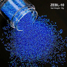 Load image into Gallery viewer, Crystal Tiny Glass Balls Rhinestones For Manicure Microbead Caviar Beads Nail Art Decorations DIY Charms 3D Nails Accessories