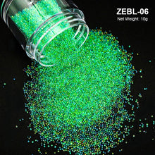 Load image into Gallery viewer, Crystal Tiny Glass Balls Rhinestones For Manicure Microbead Caviar Beads Nail Art Decorations DIY Charms 3D Nails Accessories