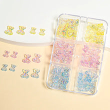 Load image into Gallery viewer, Nail Art Rhinestones Kit 2400pcs Nail Gems Ab Flatback Rhinestones Gems Stones with Storage Organizer for Design Bright Holiday