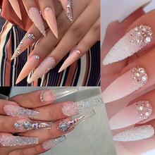 Load image into Gallery viewer, Crystal Tiny Glass Balls Rhinestones For Manicure Microbead Caviar Beads Nail Art Decorations DIY Charms 3D Nails Accessories