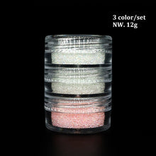 Load image into Gallery viewer, Crystal Tiny Glass Balls Rhinestones For Manicure Microbead Caviar Beads Nail Art Decorations DIY Charms 3D Nails Accessories