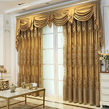 Load image into Gallery viewer, New Curtains for Living Dining Room Bedroom Custom High-end Luxury European Embroidery Gold Door Window Room Decor White Tulle
