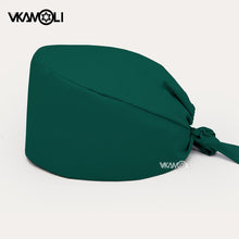 Load image into Gallery viewer, Solid color scrubs caps Pet Grooming Agency Work Scrubs Beauty Work Hats Lab nursing scrubs cap gorro enfermera womens and men