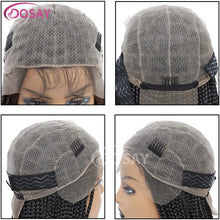 Load image into Gallery viewer, 36" Full Lace Braided Wigs Box Braids Lace Front Wigs Knotless Braided Wigs For Black Women Small Box Square Hair Wigs African