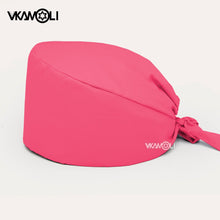 Load image into Gallery viewer, Solid color scrubs caps Pet Grooming Agency Work Scrubs Beauty Work Hats Lab nursing scrubs cap gorro enfermera womens and men