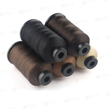 Load image into Gallery viewer, Nylon Bonded Weaving Thread for Hair Extensions Sewing 1500 yards/roll Wig Making Tools Sewing Accessories Beauty Salon Supplies