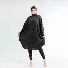 Load image into Gallery viewer, Muslim Burkini Swimming Suit For Women Modest Swimwear Long Sleeve Plus Size Abaya Abayas Swimsuit Cover Ups Bat Shirt Hijab