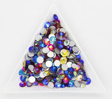 Load image into Gallery viewer, SS3-ss8 1440pcs Clear Crystal AB gold 3D Non HotFix FlatBack Nail Art Rhinestones Decorations Shoes And Dancing Decoration