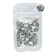 Load image into Gallery viewer, SS3-ss8 1440pcs Clear Crystal AB gold 3D Non HotFix FlatBack Nail Art Rhinestones Decorations Shoes And Dancing Decoration