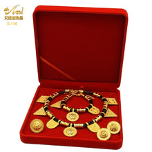 Load image into Gallery viewer, ANIID Dubai Plated Jewelry Set For Women Indian Earring and Necklace Nigeria Moroccan Bridal Accessorie Wedding Bracelet Gifts