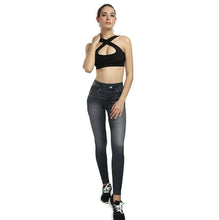 Load image into Gallery viewer, Spring and Autumn Jeans Genie Slim Fashion Leggings Mock Pocket Woman Fitness Pants Pants Women