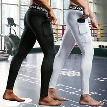 Load image into Gallery viewer, Mens Compression Sweatpants Male Tights Sport Pants for Gym Fitness Running Joggings Workout Trousers Dry Fit Leggings Lycra