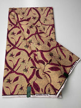 Load image into Gallery viewer, 2022 Cheapest Price Best Quality African Fashion Golden Wax Fabrics Nigerian Golden Ankara Printed Wax Materials 6 Yards/pcs