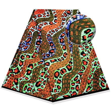 Load image into Gallery viewer, 2022 African Prints Fabric Golden Cotton Wax Fabric  Ankara High Quality Nigerian Wax6 Yards/pcs For Wedding Dresses Sewing