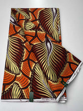 Load image into Gallery viewer, 2022 Cheapest Price Best Quality African Fashion Golden Wax Fabrics Nigerian Golden Ankara Printed Wax Materials 6 Yards/pcs