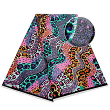 Load image into Gallery viewer, 2022 African Prints Fabric Golden Cotton Wax Fabric  Ankara High Quality Nigerian Wax6 Yards/pcs For Wedding Dresses Sewing