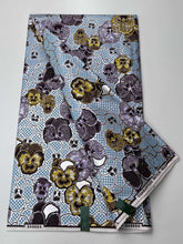 Load image into Gallery viewer, 2022 Cheapest Price Best Quality African Fashion Golden Wax Fabrics Nigerian Golden Ankara Printed Wax Materials 6 Yards/pcs